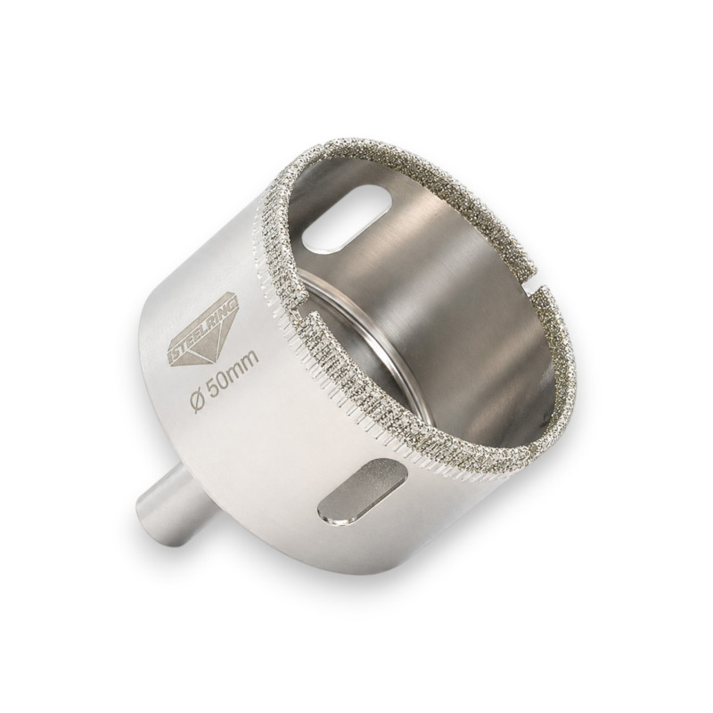 Алмазная гальваническая коронка Steelring D50 под дрель (STS50)