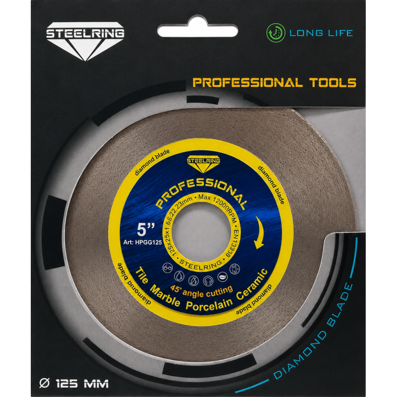Диск алмазный шлифовальный STEELRING Professional 125×1.8мм (HPGG125F)