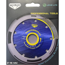 Диск алмазный отрезной Steelring PROFESSIONAL Turbo 115 мм (HPTN115)