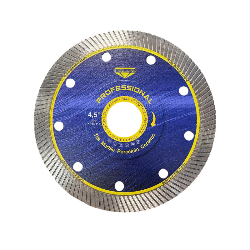 Диск алмазний відрізний Steelring PROFESSIONAL Turbo 115 мм Акція! 3шт. (HPTN115)