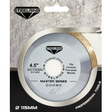 Диск алмазный Steelring с непрерывным горячим прессованием обода Ø 115 мм (HPCR115)