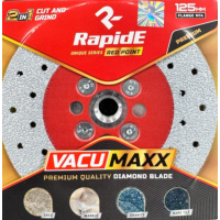 Диск алмазный RapidE VACUMAXX 125 мм для резки и шлифования с фланцем М14 (НФ-00002780