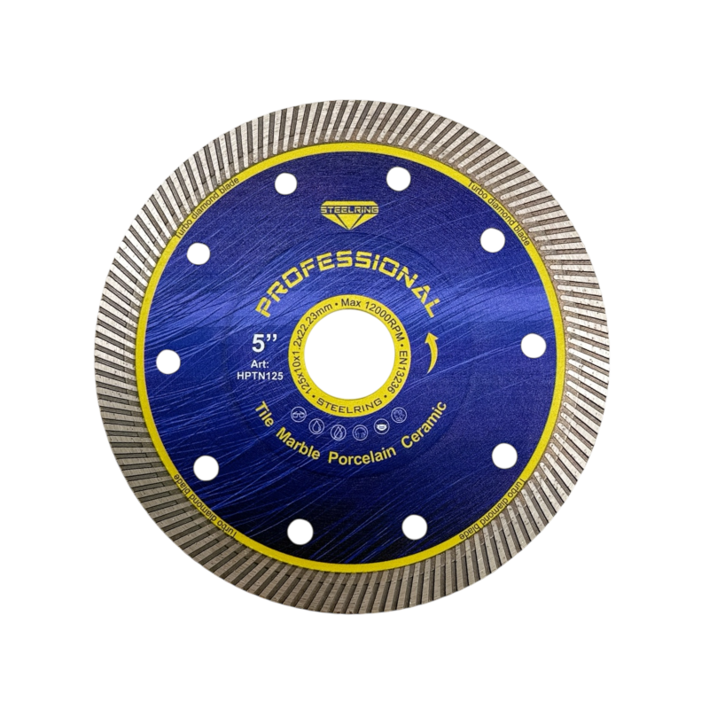 Диск алмазний відрізний Steelring PROFESSIONAL Turbo 125x1.2 мм (HPTN125)