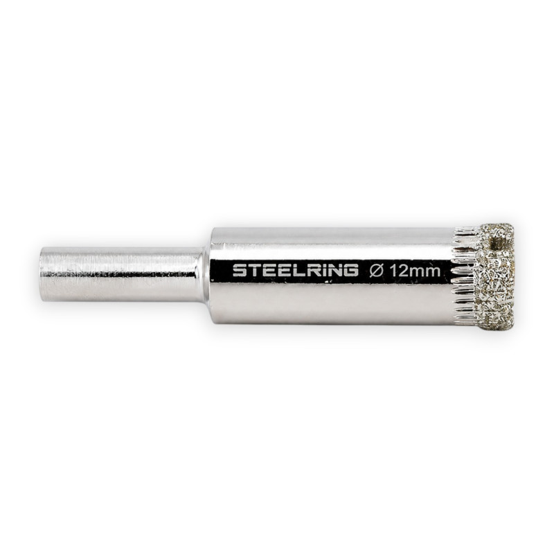 Алмазна гальванічна коронка Steelring D12 під дриль (STS12)
