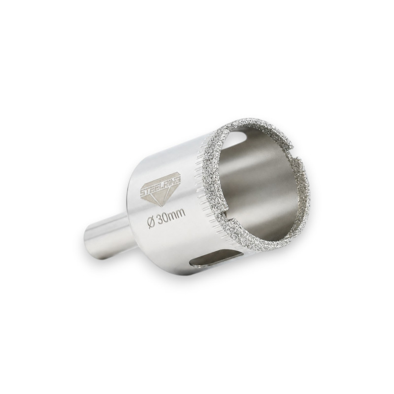 Алмазная гальваническая коронка Steelring D30 под дрель (STS30)