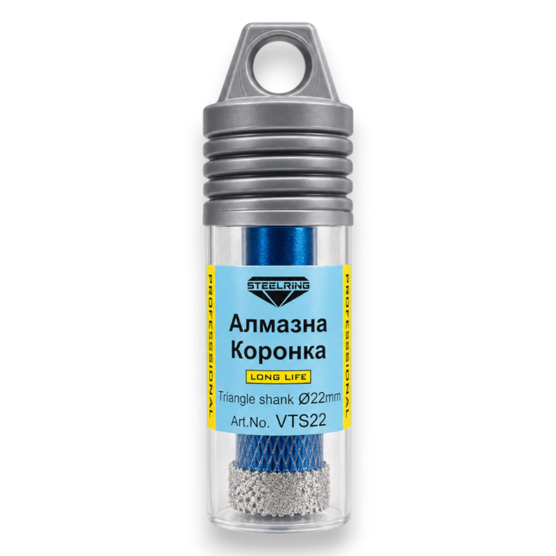 Коронка алмазная под дрель Steelring D22 (VTS22)