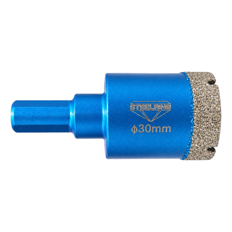 Коронка алмазная под дрель Steelring D30 мм (VTS30)