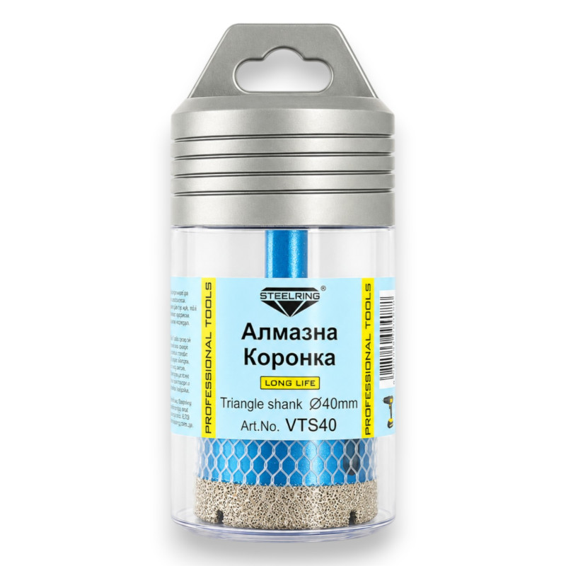 Коронка алмазная под дрель Steelring D40 (VTS40)