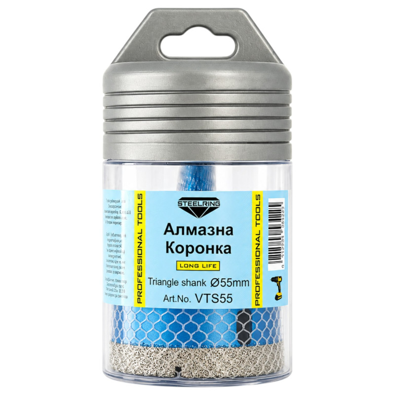 Коронка алмазная под дрель Steelring D55 (VTS55)