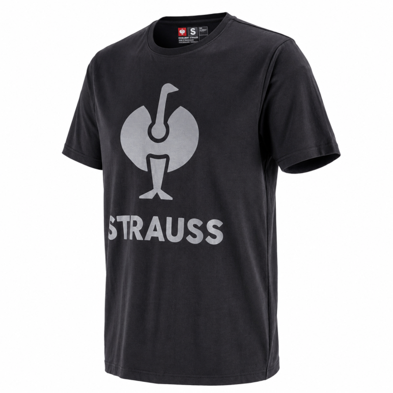 Футболка STRAUSS e.s.Concrete черная, размер S (2148039)