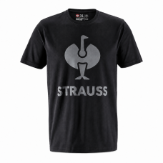 Футболка STRAUSS e.s.Concrete черная, размер XL (2148045)
