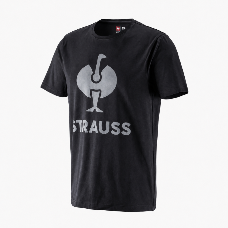 Футболка STRAUSS e.s.Concrete черная, размер XL (2148045)