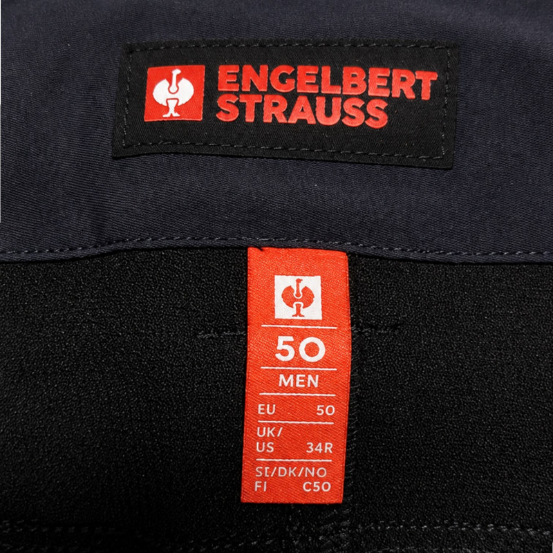 Робочі шорти еластичні STRAUSS e.s.vision stretch чорні, розмір 50 (6200350)
