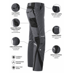 Брюки рабочие Strauss с усилением CORDURA®, р.50 (6512150) – Фото №3