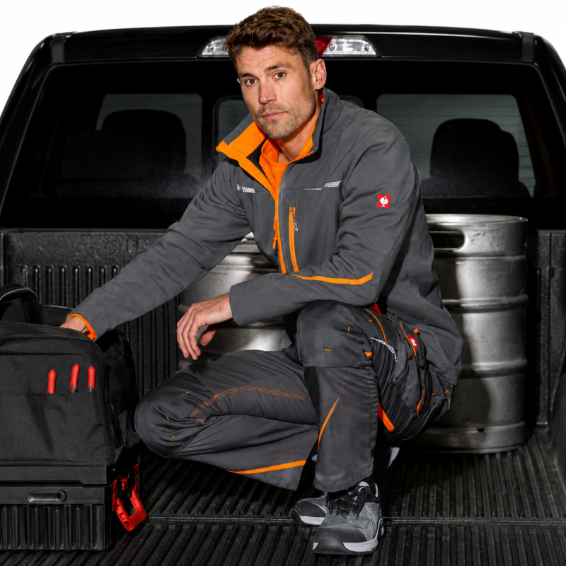Куртка STRAUSS Softshell jacket e.s.motion 2020 сіра, р.L (6596254)