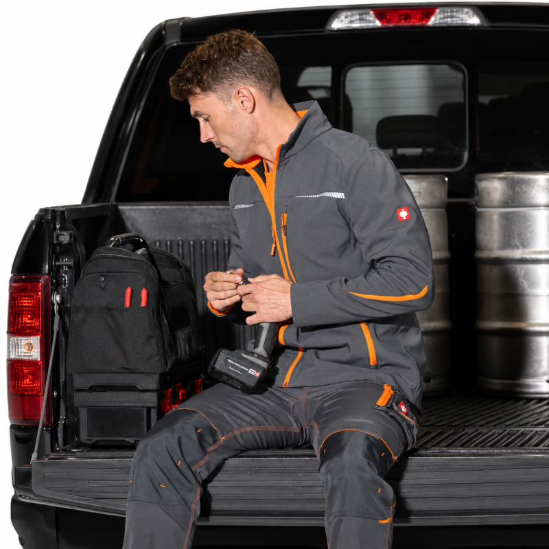 Куртка STRAUSS Softshell jacket e.s.motion 2020 сіра, р.XL (6596258)