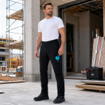 Брюки STRAUSS Functional trousers e.s.trail черные, р.L (9610448) – Фото №7