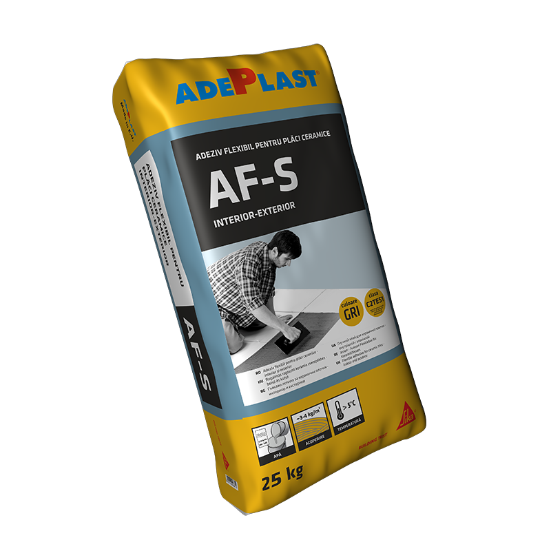 Клей для плитки Sika Adeplast AF-S C2TES1 25 кг белый (AF-SW)
