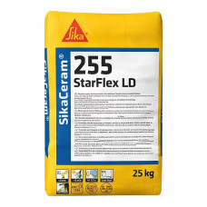 Клей для плитки Sika SikaCeram 255 StarFlex белый C2TES1, 25 кг (SikaCeram-255W)