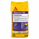 Затирка для швов водостойкая Sika CleanGrout Pergamon пергамон 2 кг (SikaCeram-655-PE) – Фото №2
