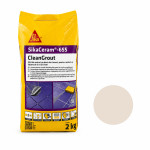 Затирка для швов водостойкая Sika CleanGrout Anemon/светло-бежевый, 2кг (SikaCeram-655-AN) – Фото №1