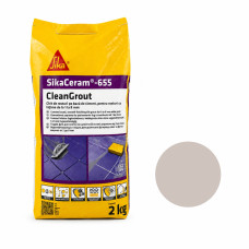 Затирка для швов водостойкая Sika CleanGrout Jasmine жасмин 2 кг (SikaCeram-655-JA)