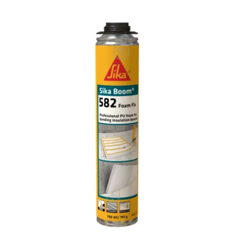 Клей-пена монтажная (монтажная пена) Sika Boom-582 Foam Fix 750 мм (SikaBoom-582)