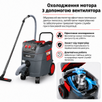 Пилосос будівельний (промисловий) професійний Starmix iPulse L-1635 TOP (018621) – Фото №7