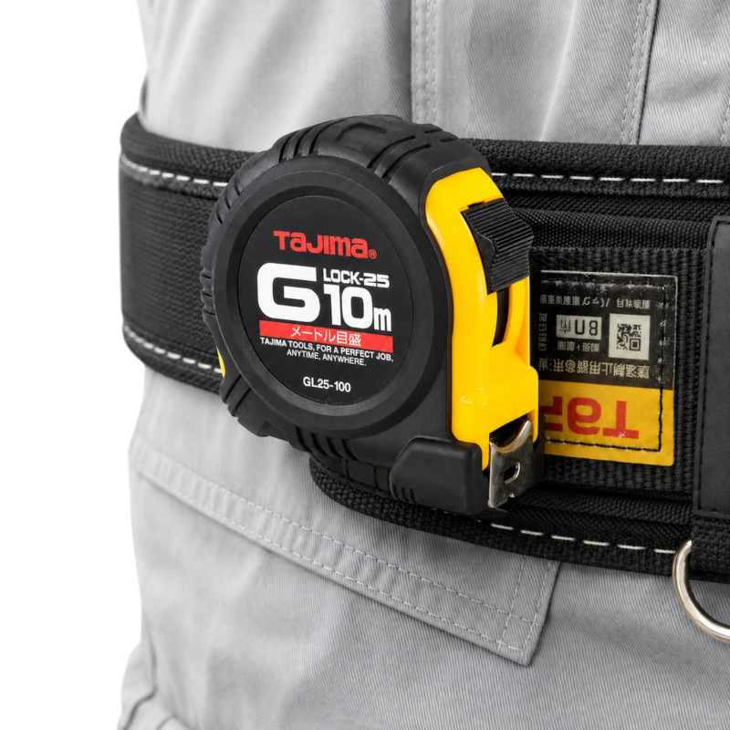 Рулетка будівельна TAJIMA G LOCK GL25-100BL, 10 м (1001-1878)