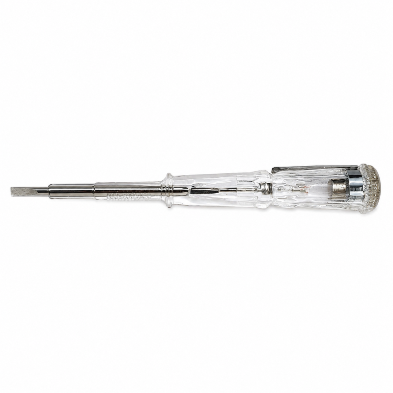 Отвертка-индикатор напряжения TAJIMA прозрачный корпус AC100-250V (1804-2684)