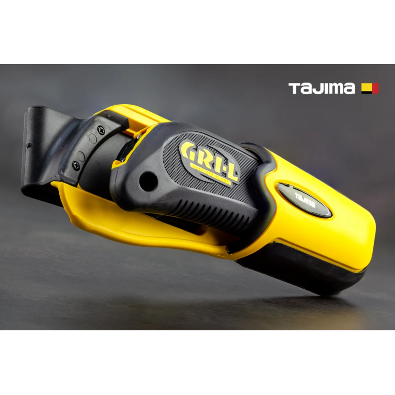 Нож строительный сегментный TAJIMA LC560YHSBL с кобурой 18 мм автоматический фиксатор GRI 560 (1101-1705)