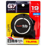 Рулетка будівельна TAJIMA G7 LOCK G7L1950 удароміцна посилена стрічка 5,0 м (1001-1670) – Фото №6