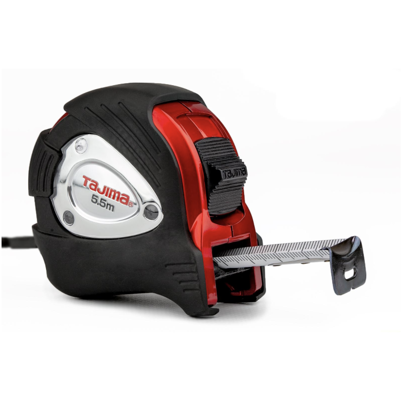 Рулетка будівельна TAJIMA G-LOCK PLUS ударостійка, водостійка 5,5 м (1001-1903)