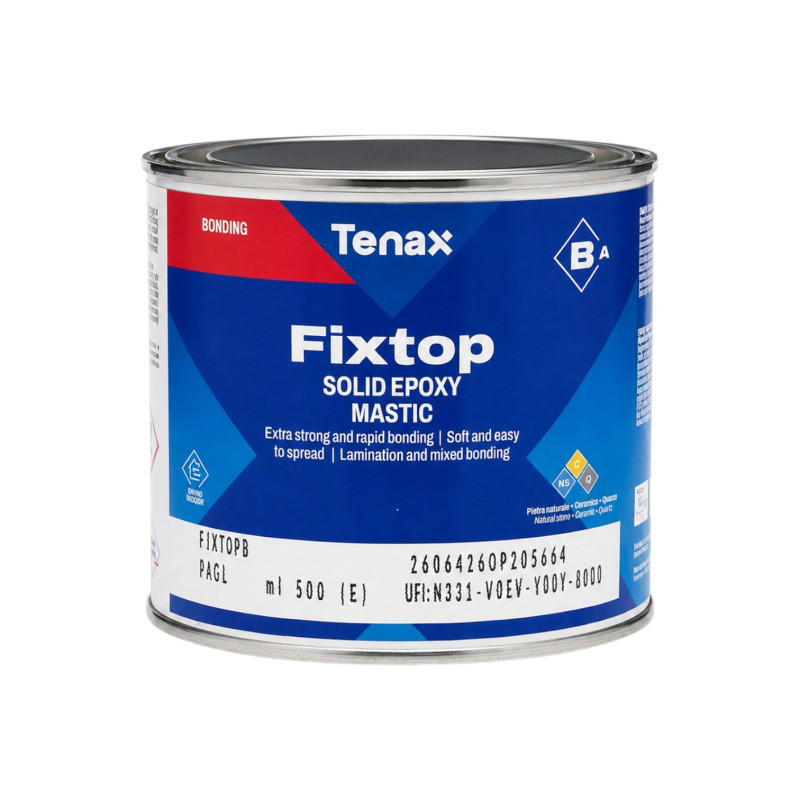 Эпоксидный клей Tenax FixTop (A+B) (0.5л+0.5л), бежевый (Fixtop500)