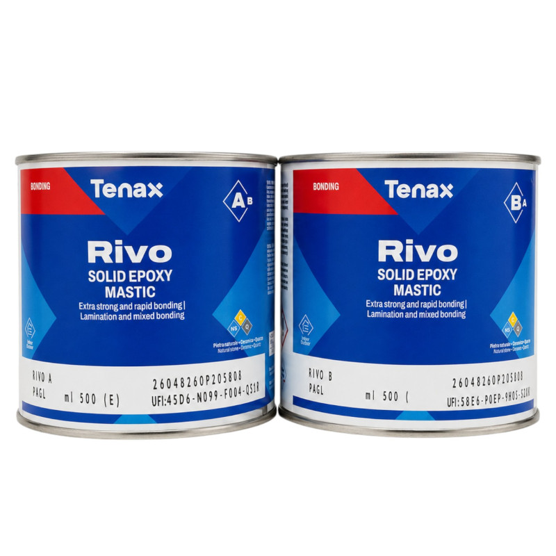 Эпоксидный клей Tenax RIVO (A+B) (0.5л+0.5л), бежевый (RIV500)