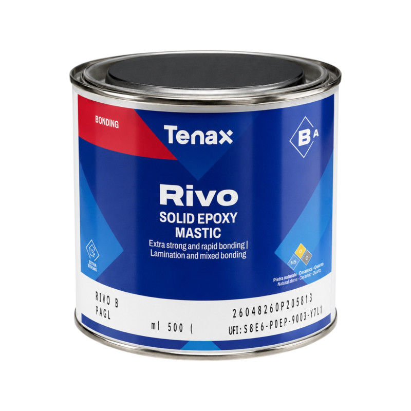 Эпоксидный клей Tenax RIVO (A+B) (0.5л+0.5л), бежевый (RIV500)