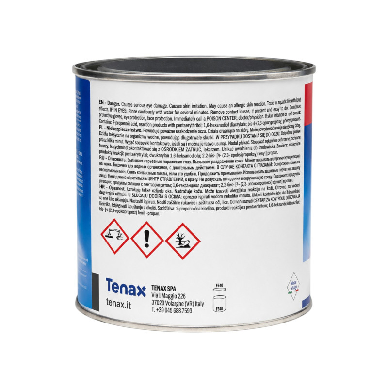 Эпоксидный клей Tenax RIVO (A+B) (0.5л+0.5л), бежевый (RIV500)