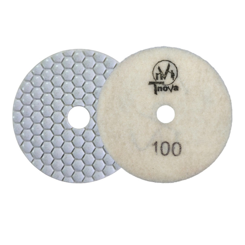 Алмазный шлифовальный диск D100/P100 (сплошной) Tnova в блистере (60456720)