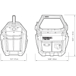 Сумка для инструментов ToughBuilt с открытым верхом 380 мм (TB-CT-82-12) – Фото №6