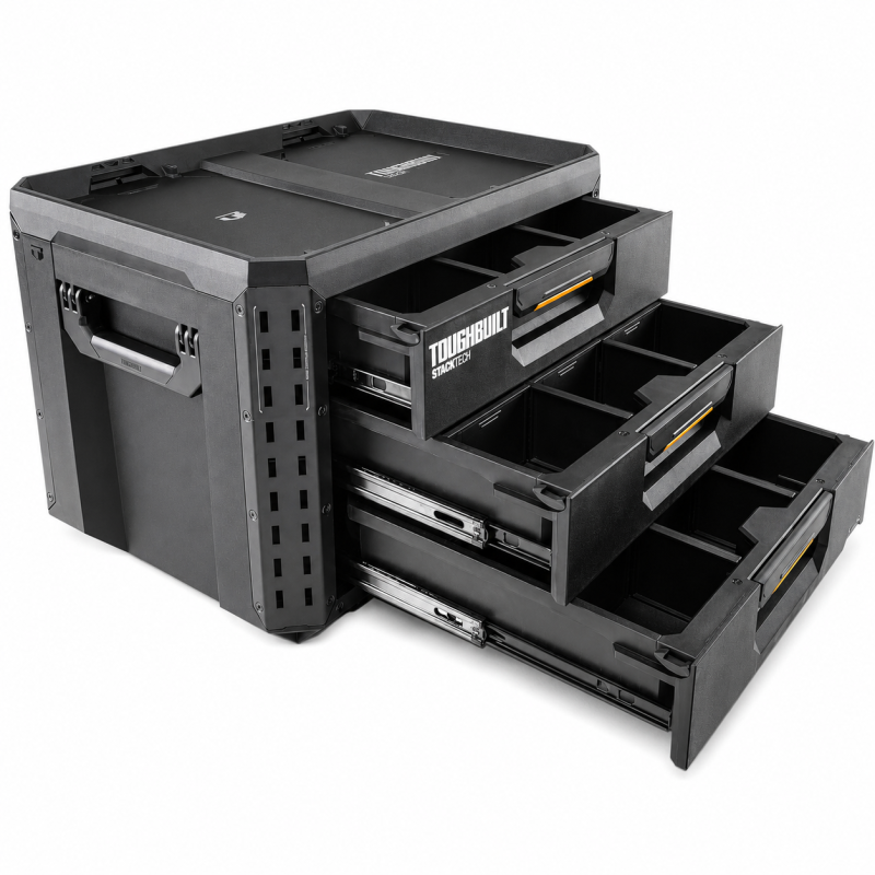 Ящик для інструментів TOUGHBUILT StackTech 3-Drawer Tool Box (TB-B1-D-70-3)
