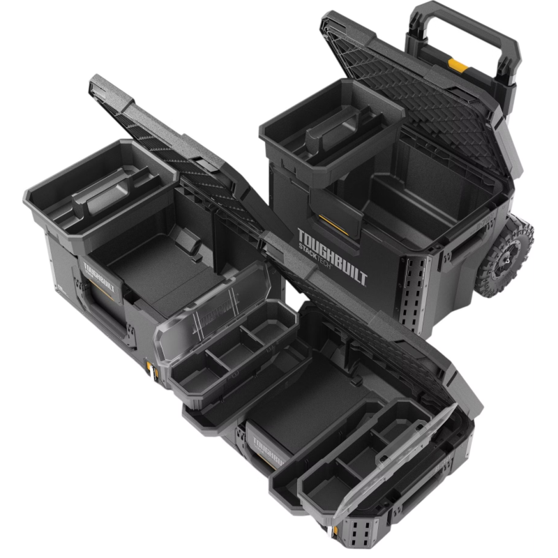 Набір ящиків для інструментів TOUGHBUILT StackTech (TB-B1S3-B-70R)