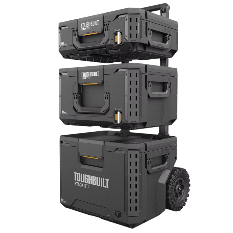 Набір ящиків для інструментів TOUGHBUILT StackTech (TB-B1S3-B-70R)