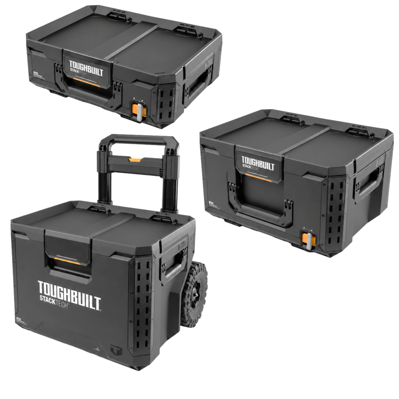 Набір ящиків для інструментів TOUGHBUILT StackTech (TB-B1S3-B-70R)