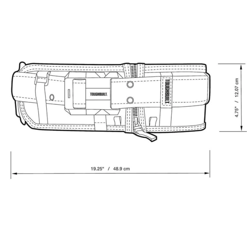 Пояс для инструментов TOUGHBUILT с задней поддержкой спины (TB-CT-41P)