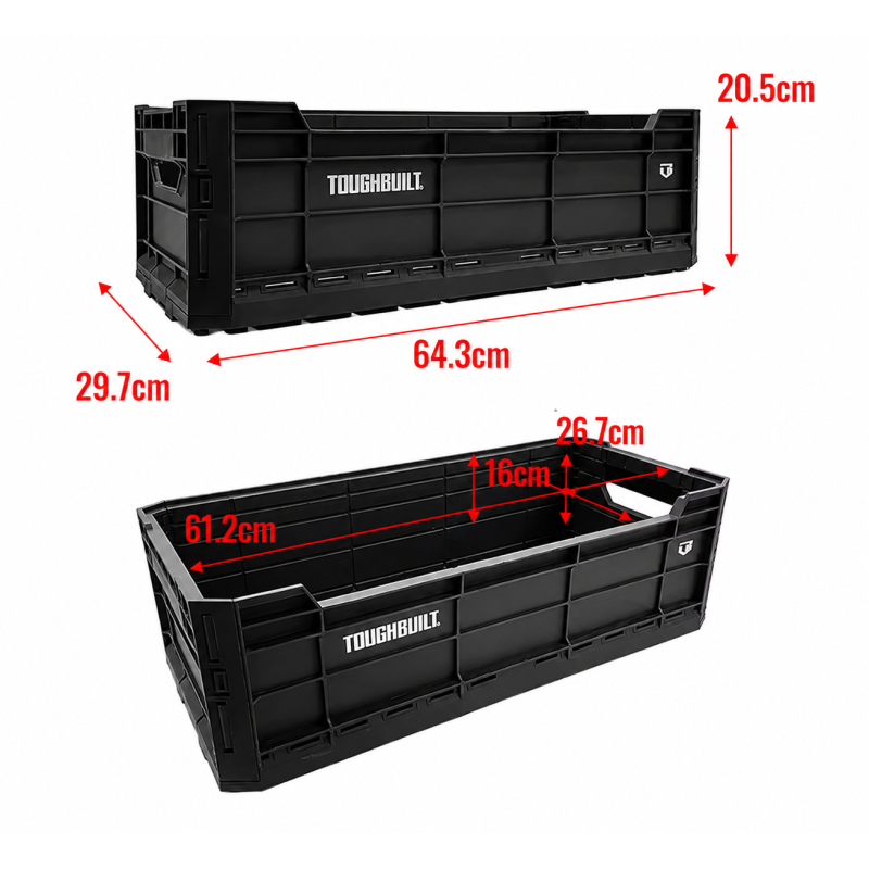 Ящик складной для инструментов ToughBuilt 650х300х200 мм (TB-G1-A42-26)