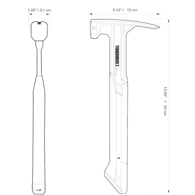 Молоток 450 грам ToughBuilt (TB-H1-1R-S16)