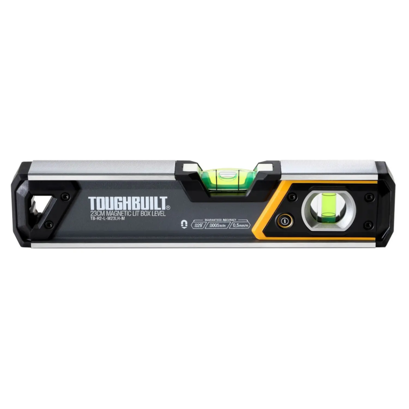 Рівень магнітний з підсвіткою ToughBuilt 230 мм (TB-H2-L-M23-LH-M)