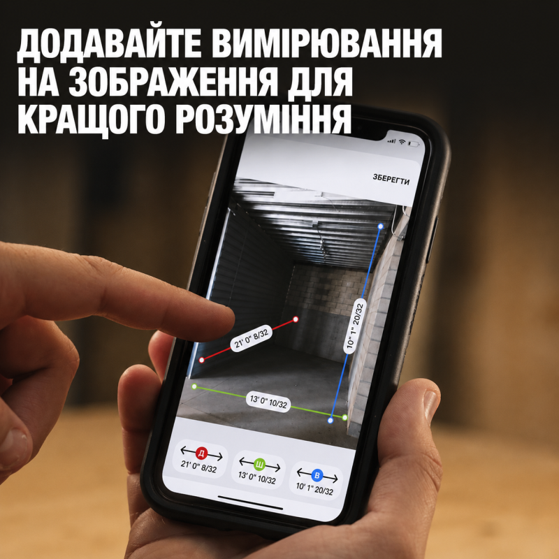 Лазерний професійний далекомір TOUGHBUILT з відеошукачем 50 м (TB-H2-LM-M50-BT)
