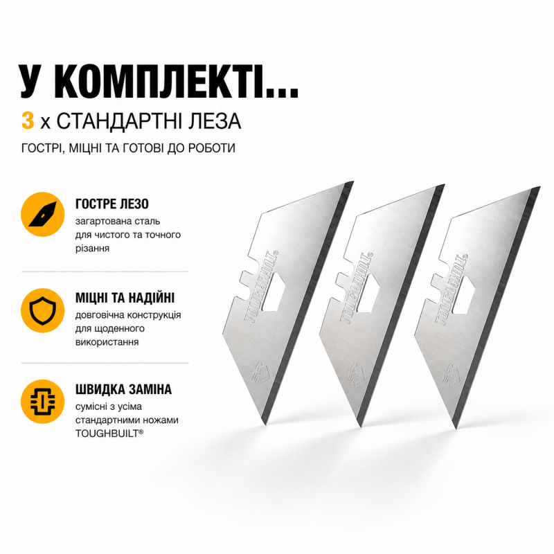 Ніж електрика універсальний складний TOUGHBUILT 5 в 1 (TB-H4-12-IM)