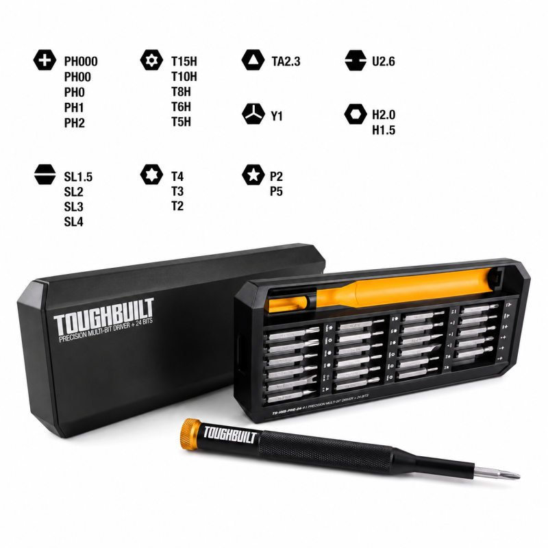 Битодержатель ToughBuilt с набором бит в кейсе (TB-H5S-PRE-M-11)
